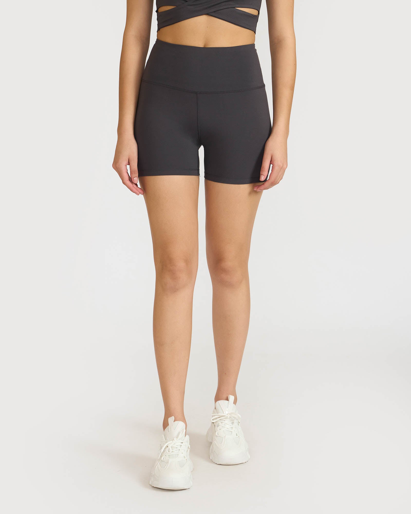 Zen Shorts & Front Wrap crop top Co-ord Set