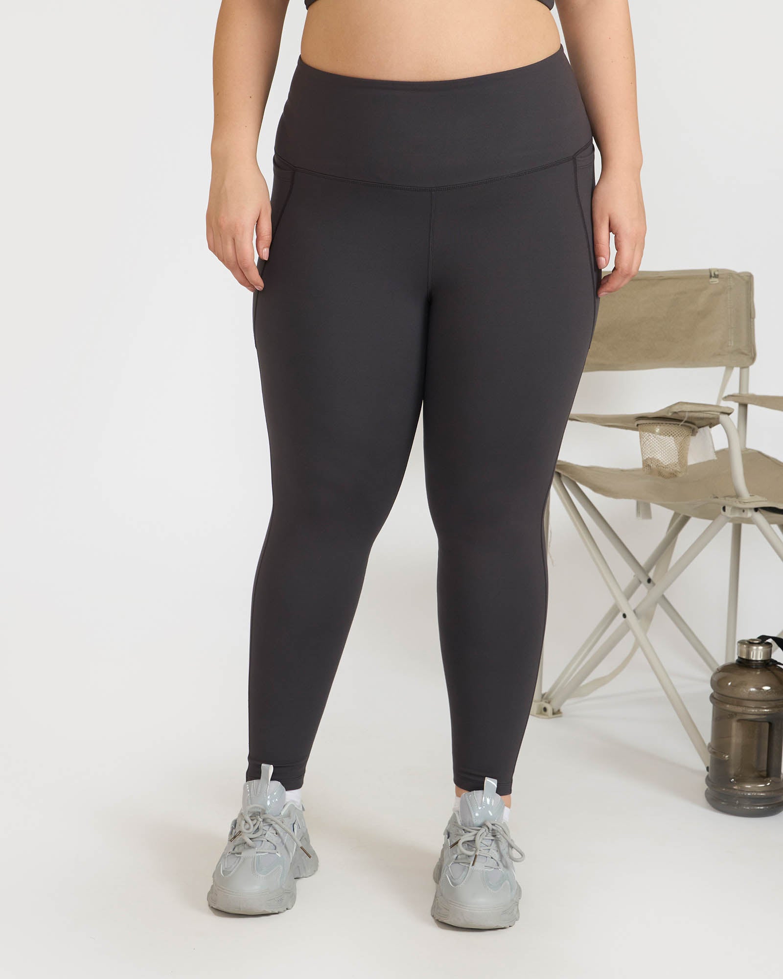 Zen Ankle Length Leggings and Padded V Neck Sports Bra Co-ord Set
