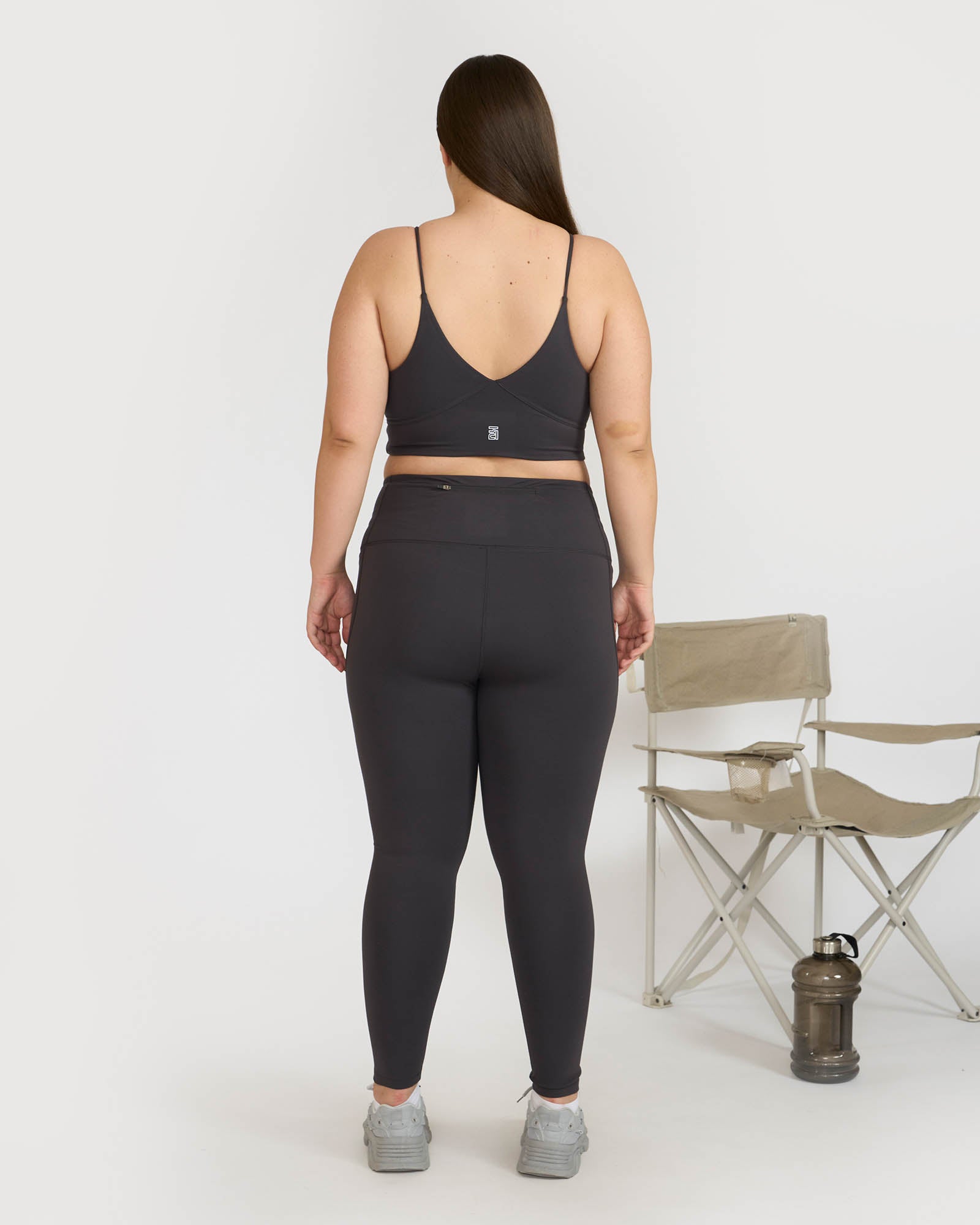 Zen Ankle Length Leggings and Padded V Neck Sports Bra Co-ord Set
