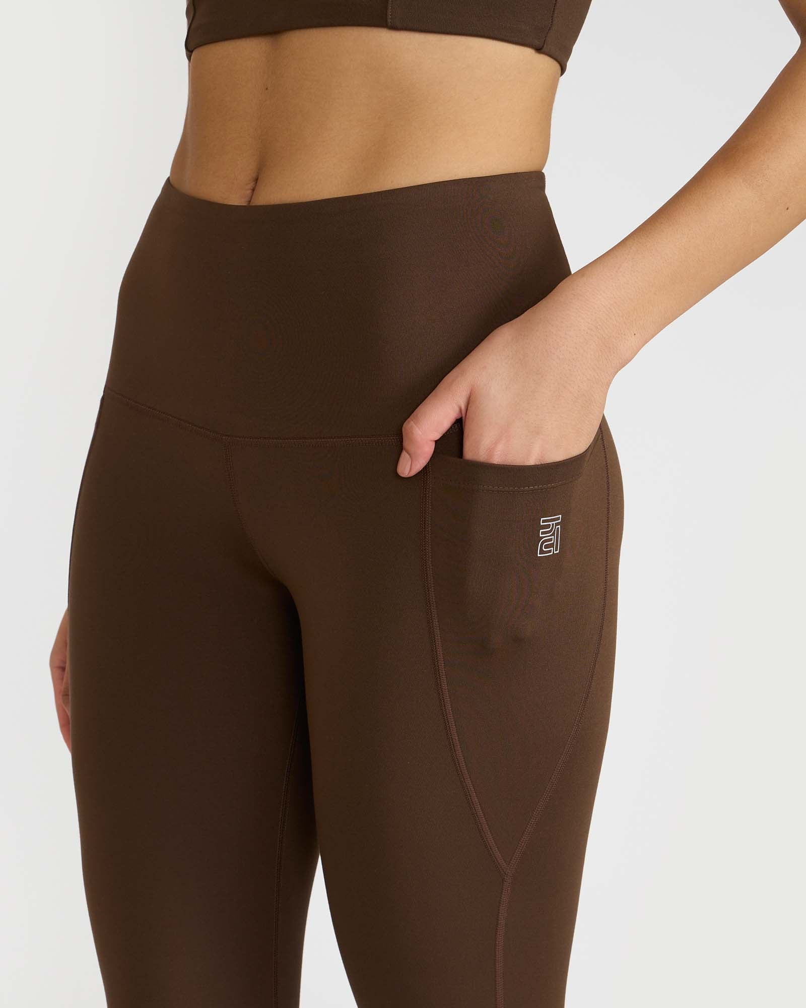 Zen Ankle Length Leggings and Padded V Neck Sports Bra Co-ord Set