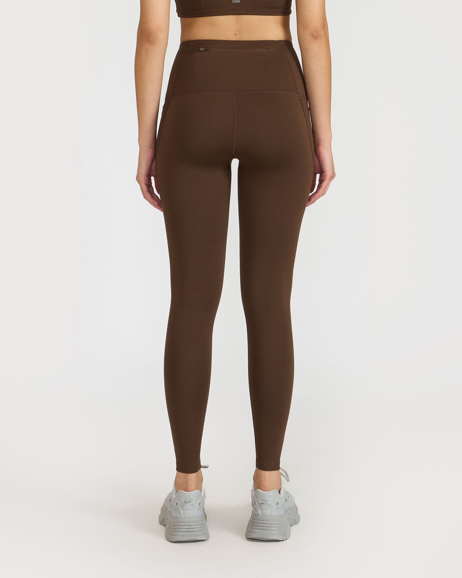 Zen Ankle Length Leggings and Padded V Neck Sports Bra Co-ord Set