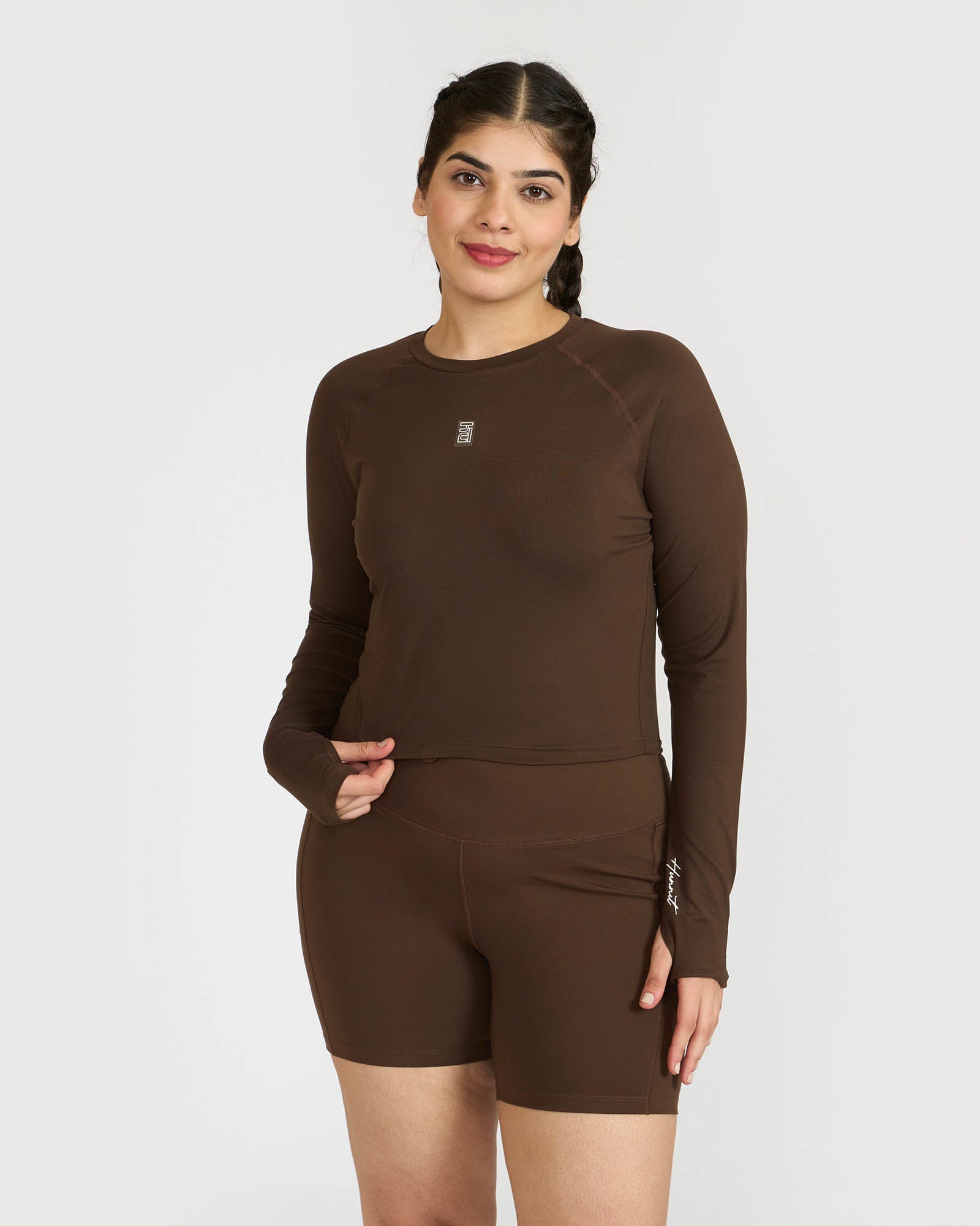 Zen Full-Sleeve Crop Top