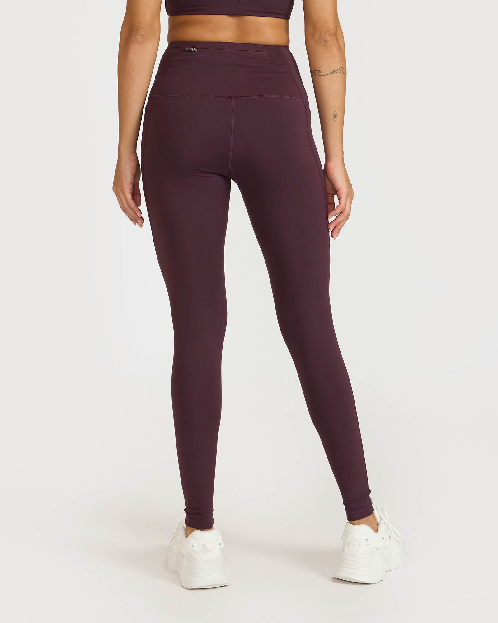 Zen Ankle Length Leggings and Padded V Neck Sports Bra Co-ord Set