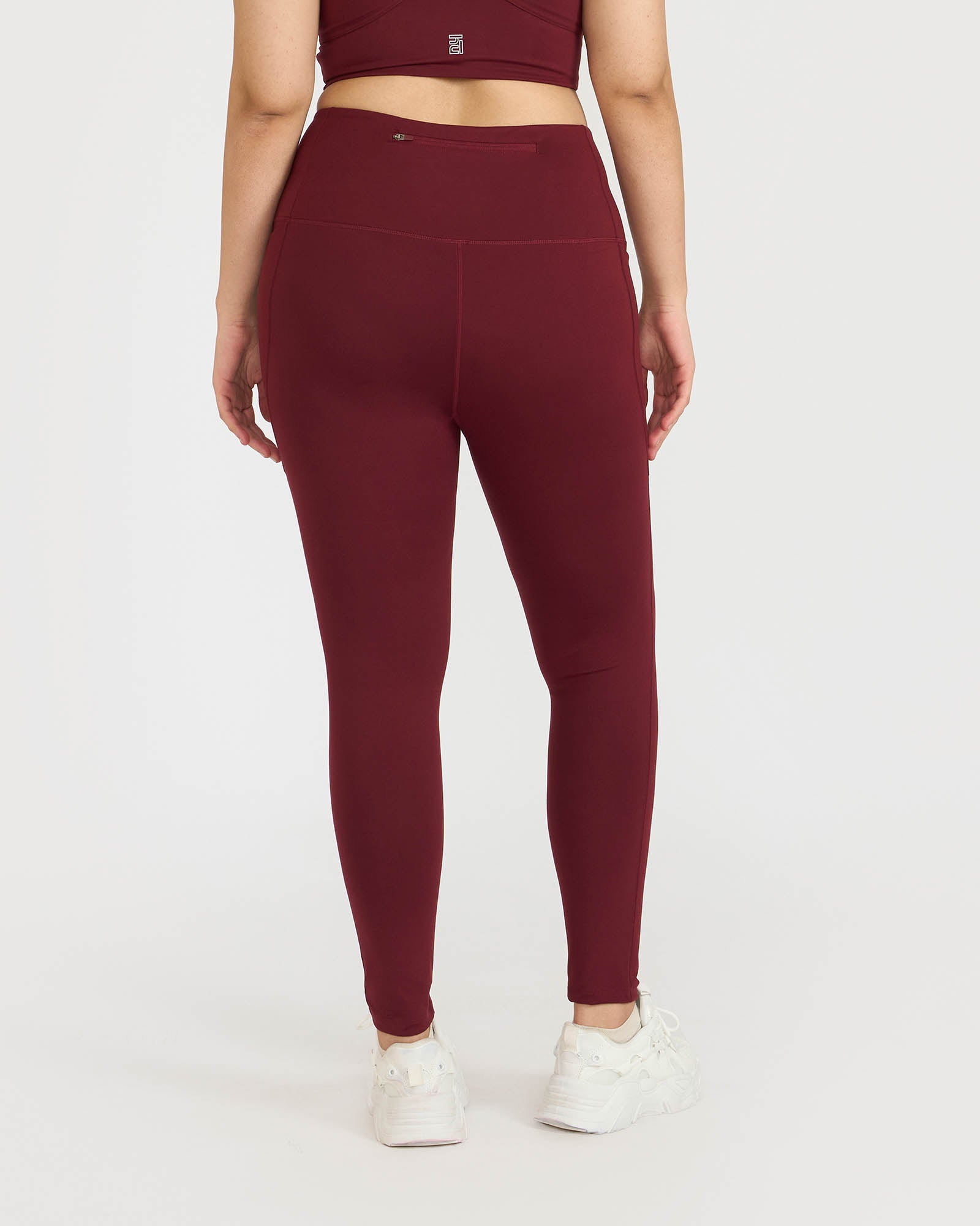 Zen Ankle Length Leggings and Padded V Neck Sports Bra Co-ord Set