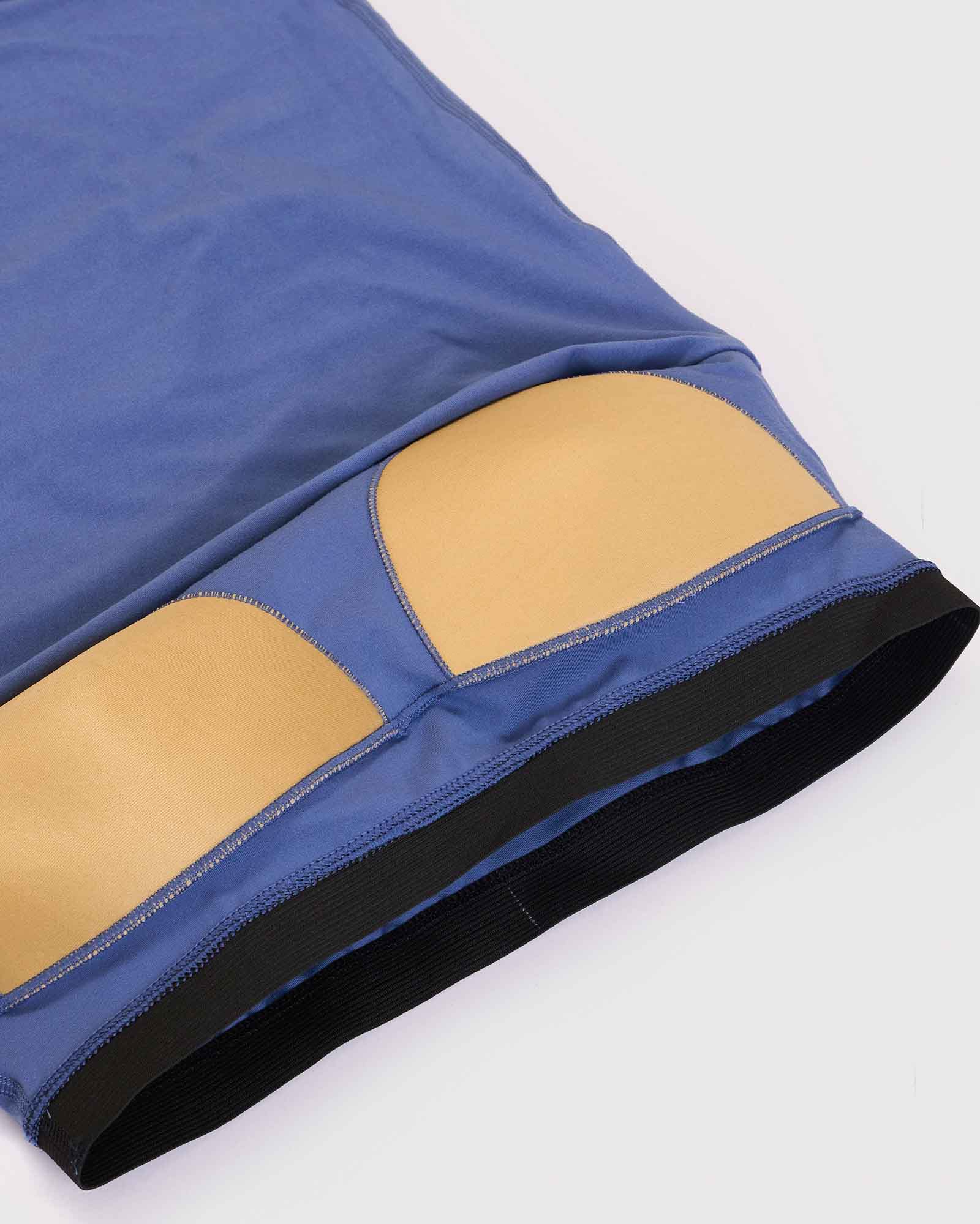 Zen Polo Neck Top with In-built sports bra & Cheerful Skorts Co-Ord Set