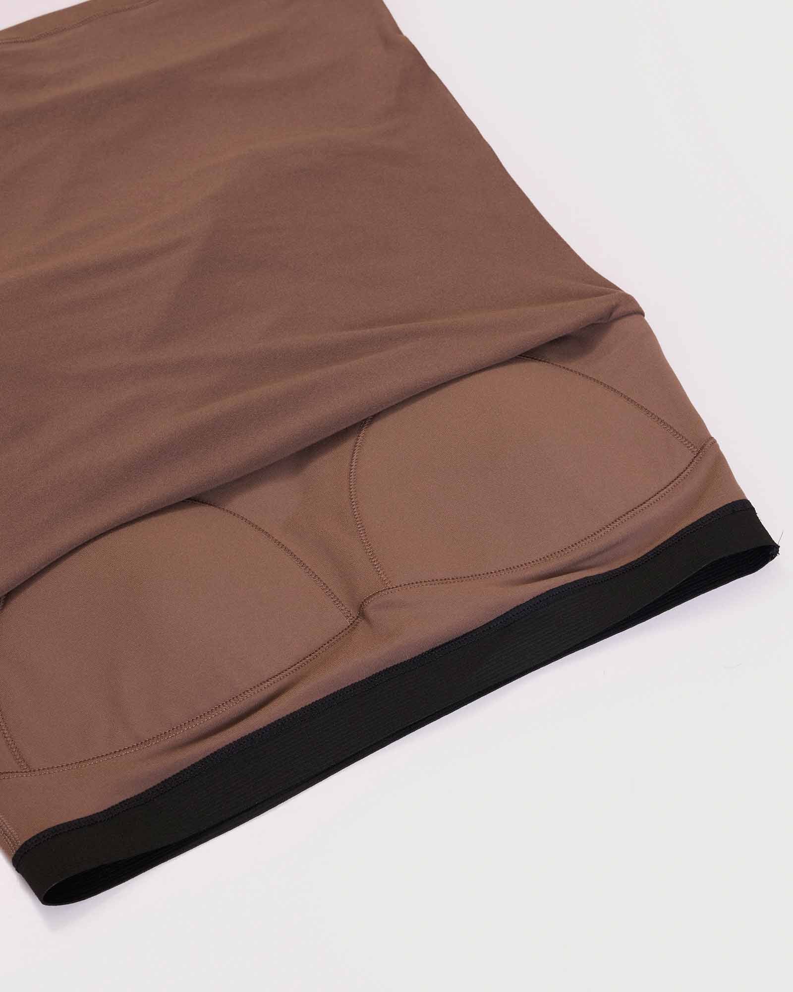 Zen Polo Neck Top with In-built sports bra & Cheerful Skorts Co-Ord Set