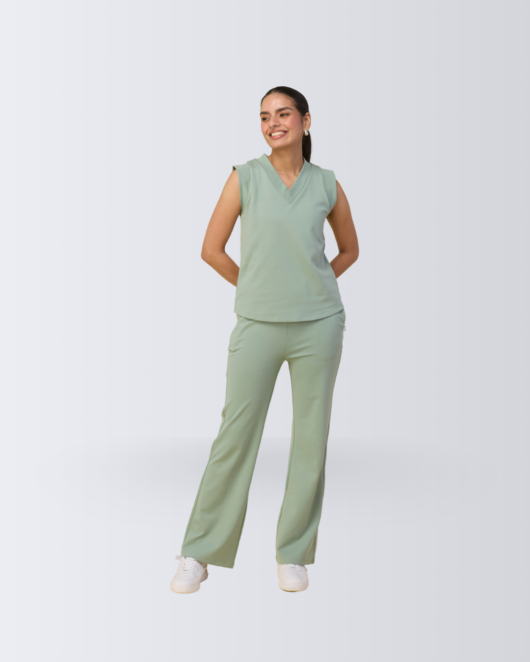 Essential Tank Top & Flare Pants Co-ord Set