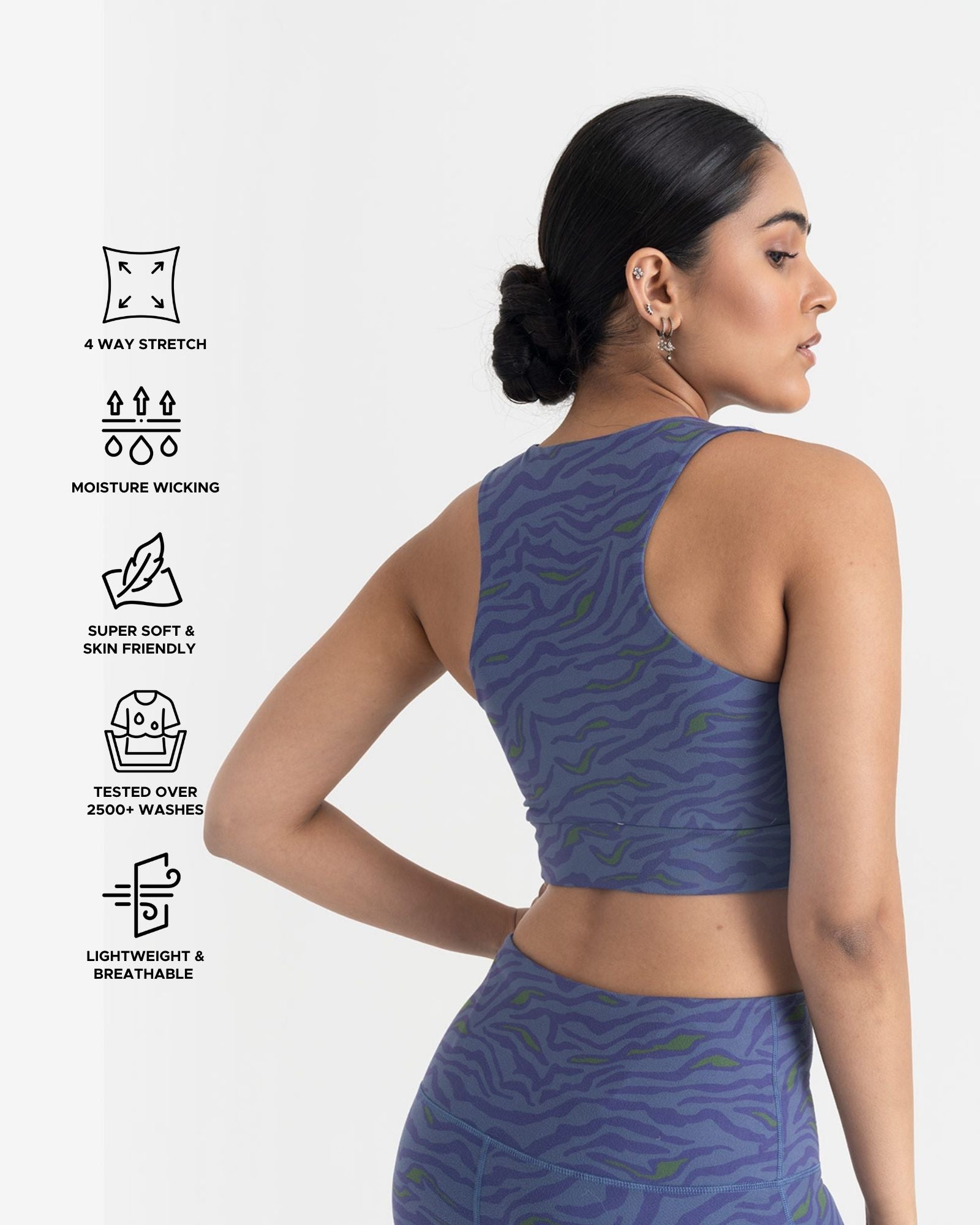 Safari Chic 2-in-1 Crop Top