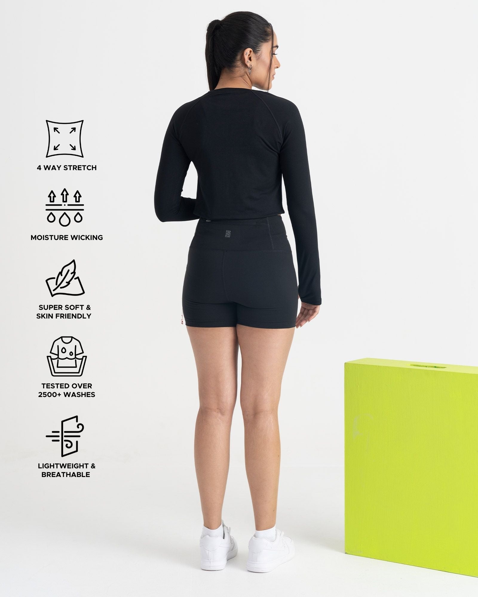 Zen Full-Sleeve Crop Top