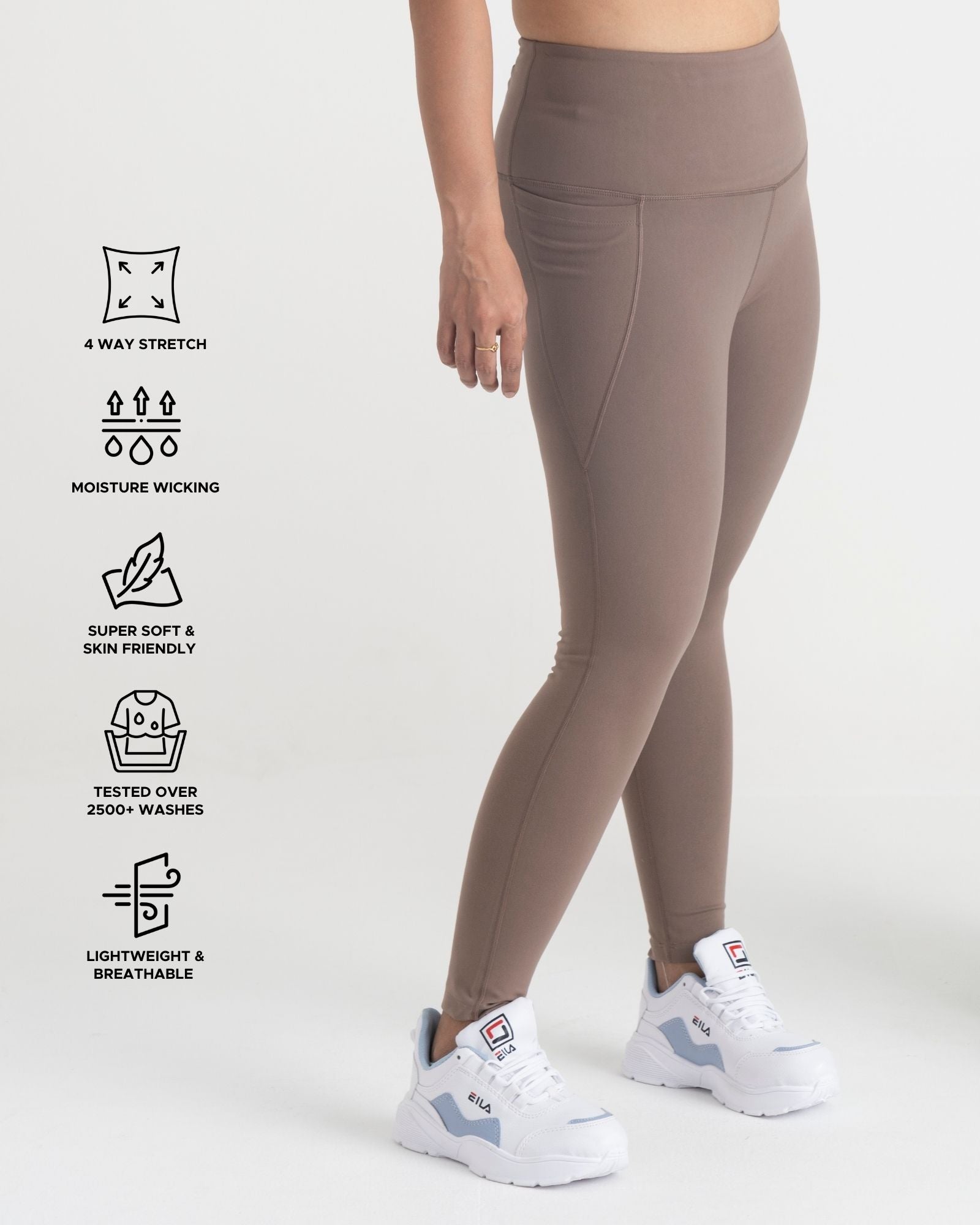 Zen Ankle Length Leggings and Padded V Neck Sports Bra Co-ord Set