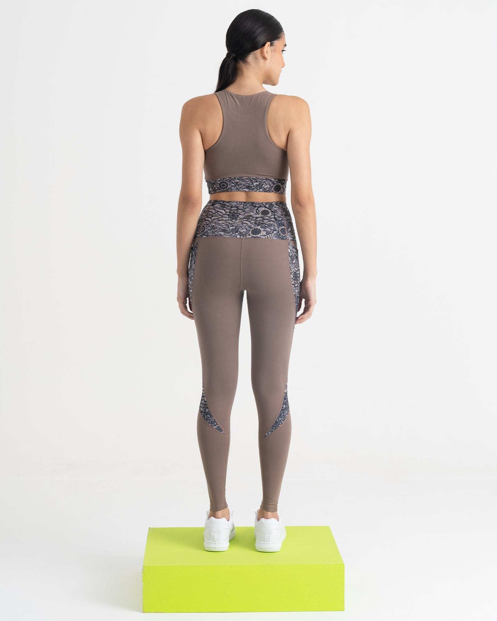 Majestic Flora 2-in-1 Crop Top