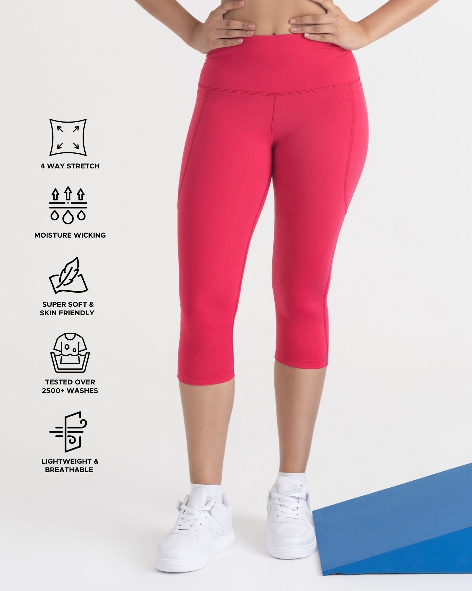 Zen Capris and Round Neck Sports Bra Co-ord Set