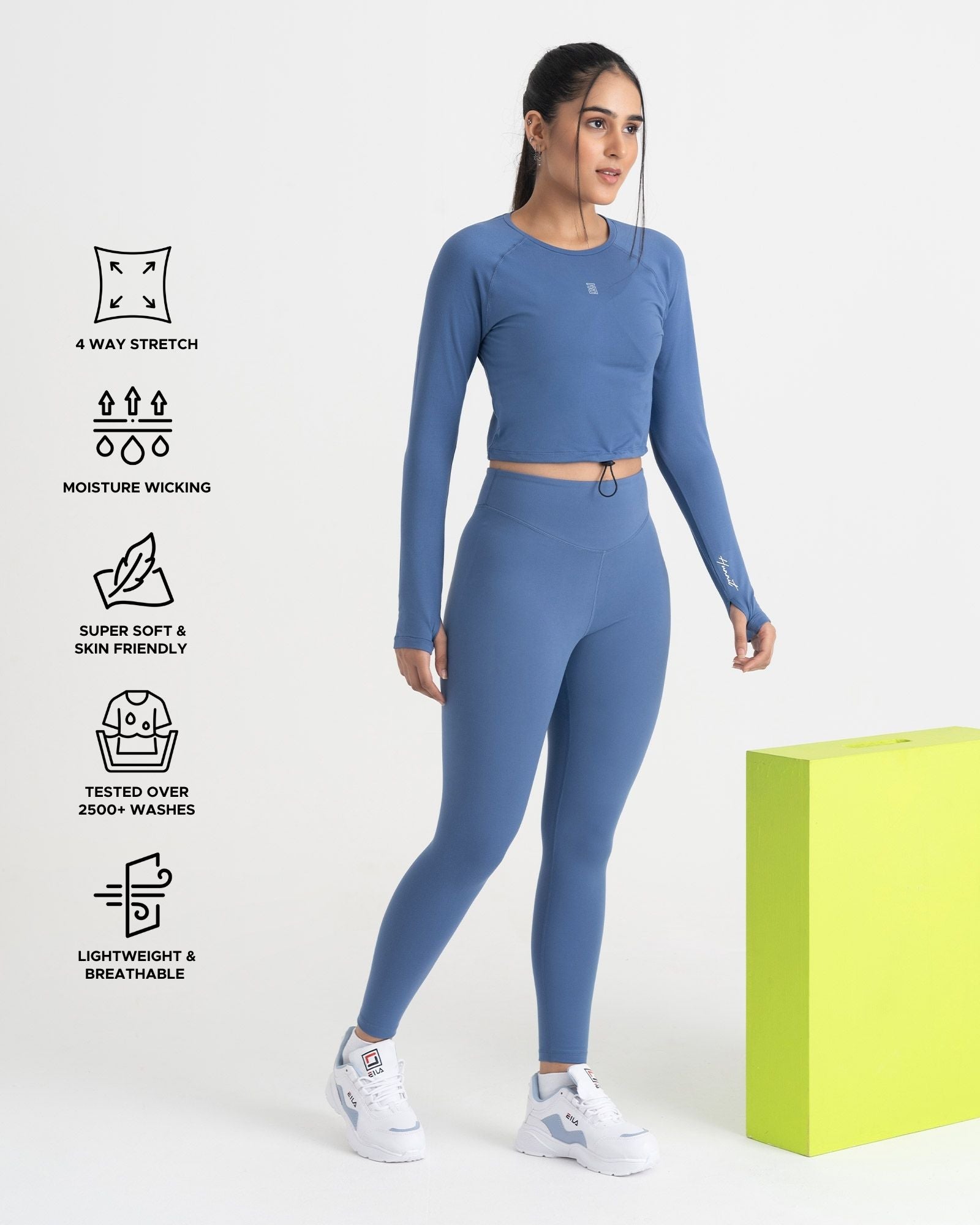 Zen Full-Sleeve Crop Top