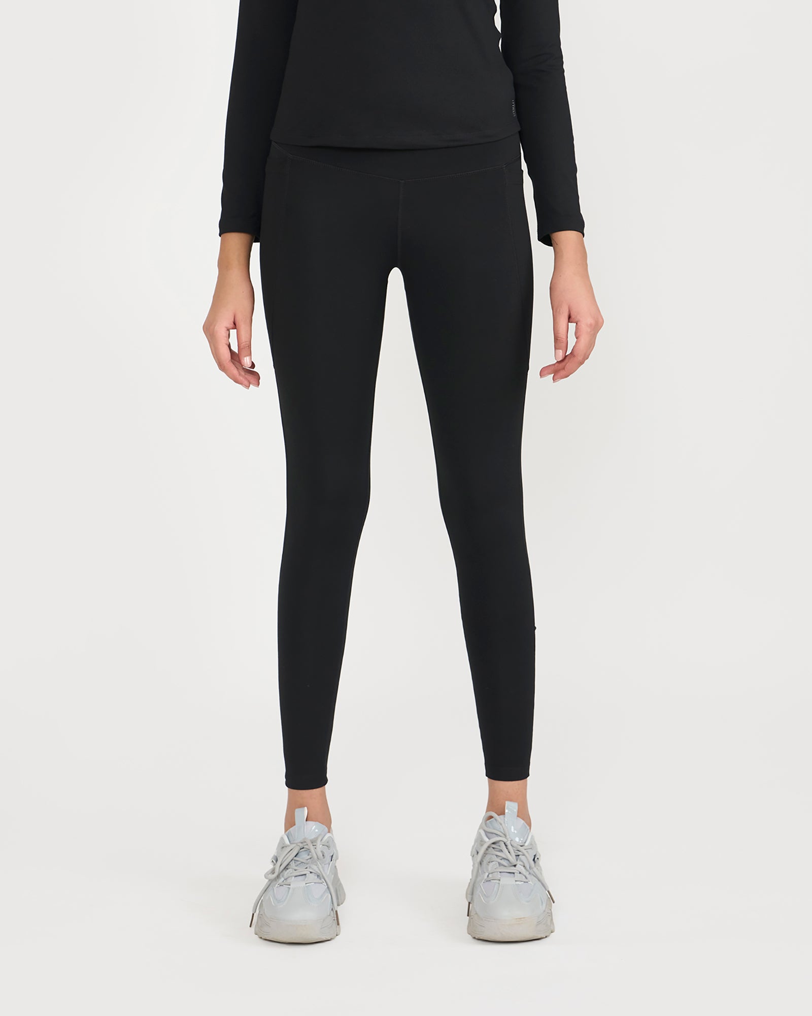 Zen Full Sleeves Top with In-built Sports Bra & Ankle Length Leggings Co-ord Set