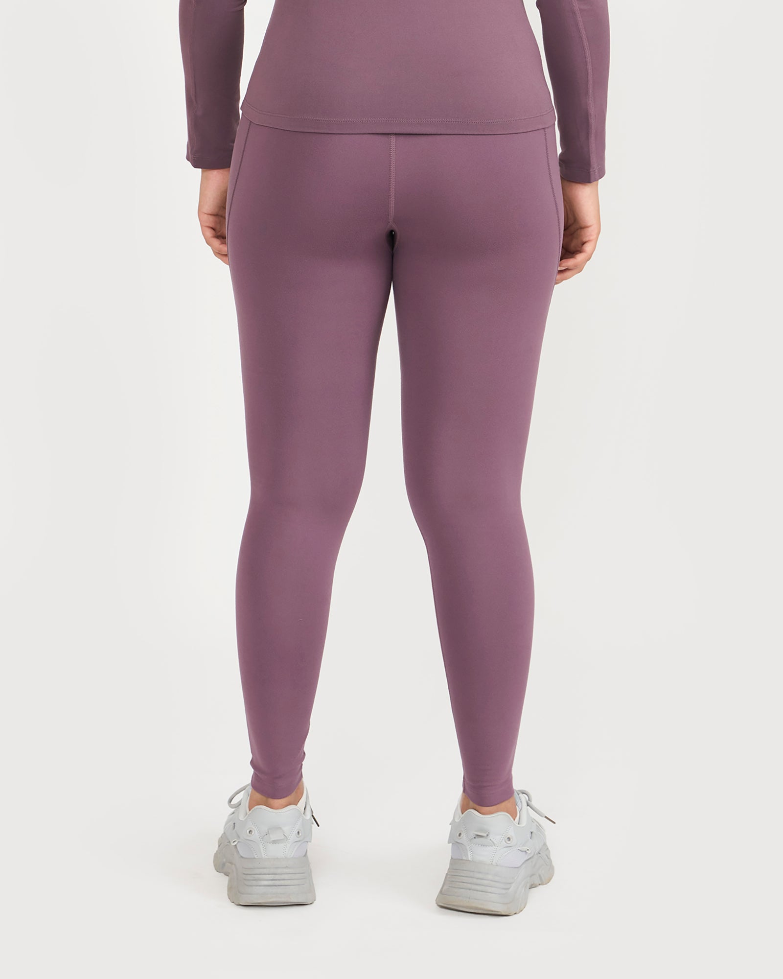 Zen Full Sleeves Top with In-built Sports Bra & Ankle Length Leggings Co-ord Set