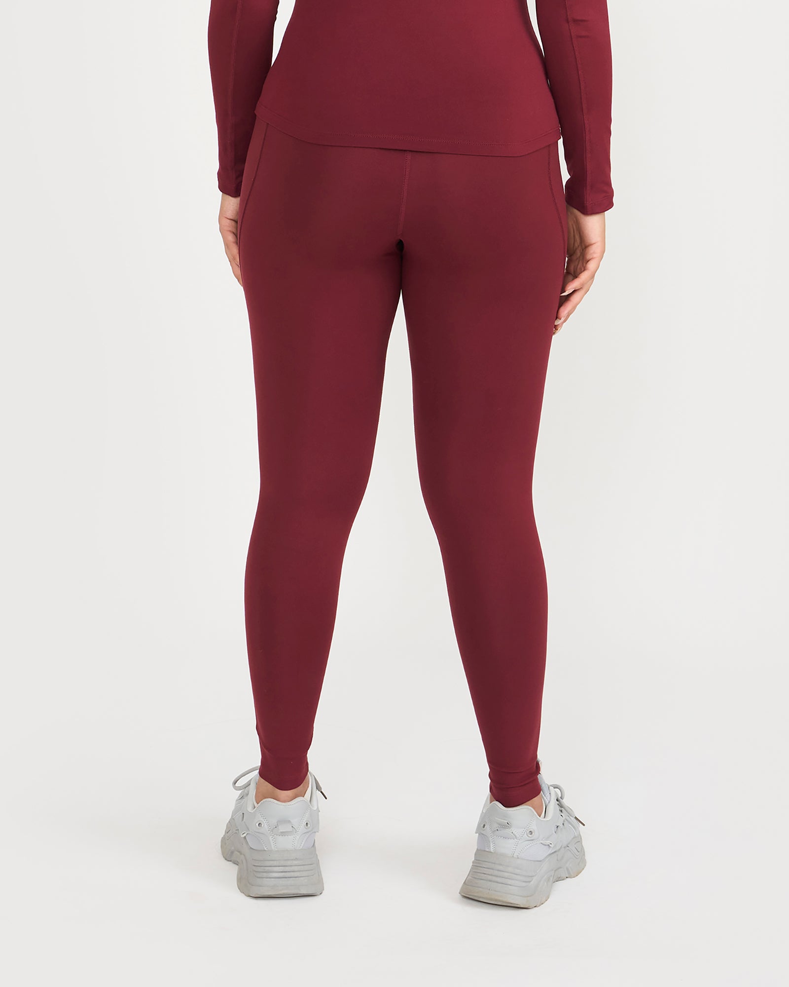Zen Full Sleeves Top with In-built Sports Bra & Ankle Length Leggings Co-ord Set