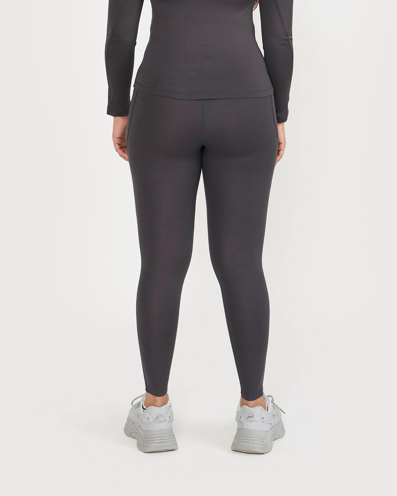 Zen Full Sleeves Top with In-built Sports Bra & Ankle Length Leggings Co-ord Set