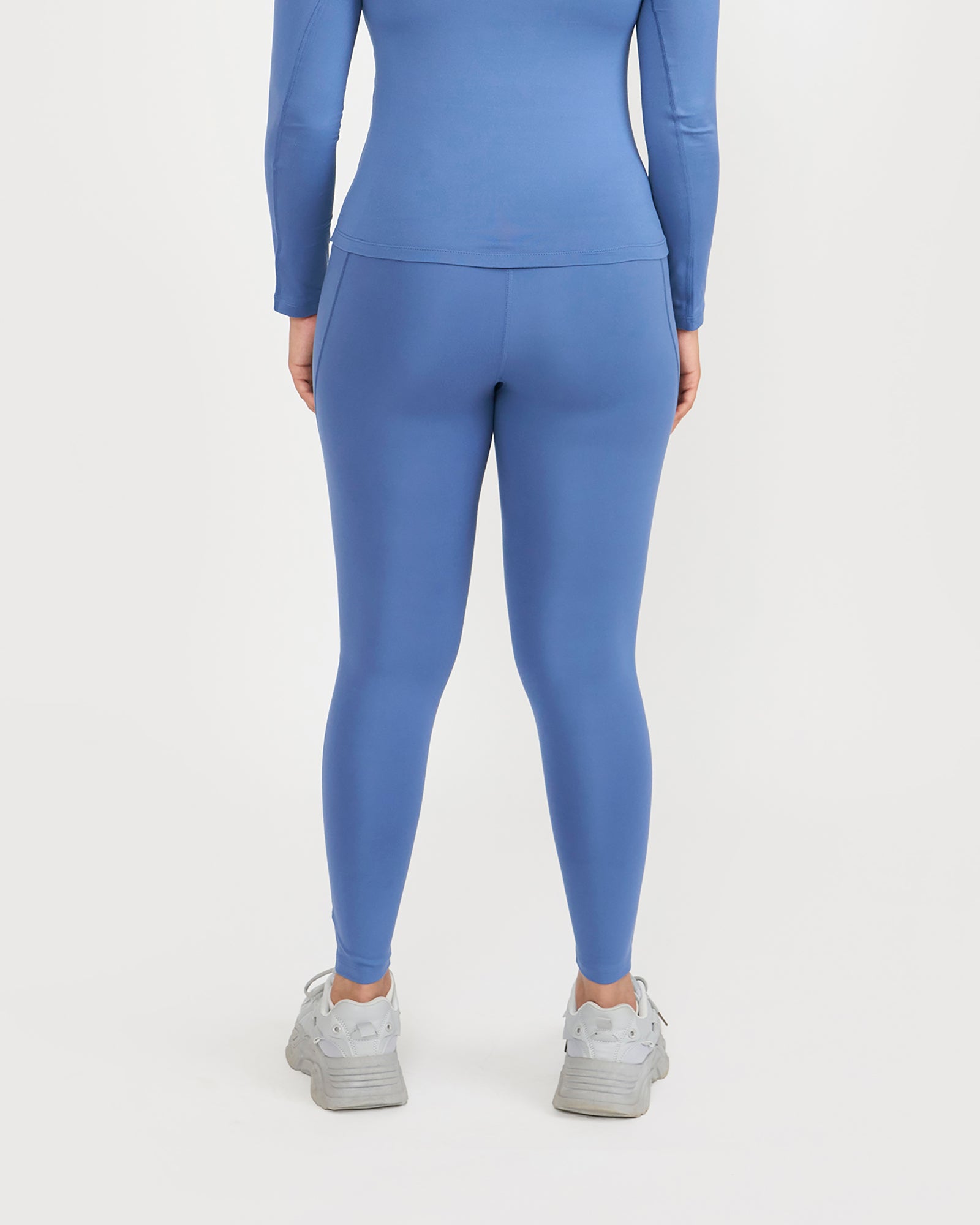 Zen Full Sleeves Top with In-built Sports Bra & Ankle Length Leggings Co-ord Set