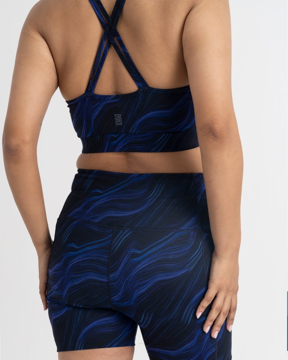 Cosmic Waves Sports Bra