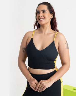 Epic Pop V-Neck Sports Bra