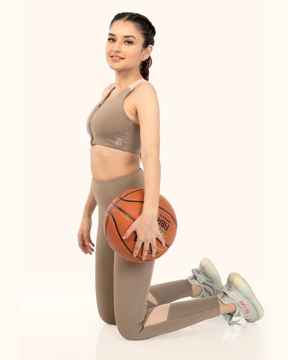 OG Front Zipper Sports Bra