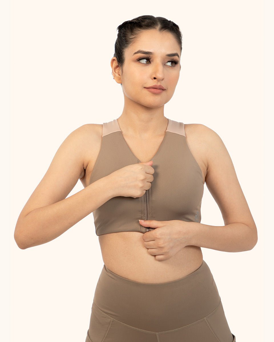 OG Front Zipper Sports Bra