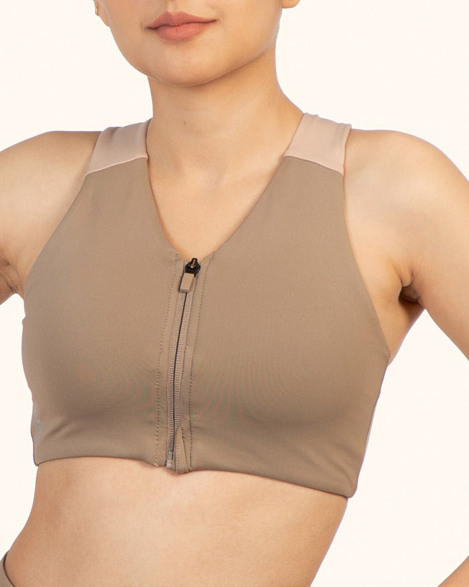 OG Front Zipper Sports Bra