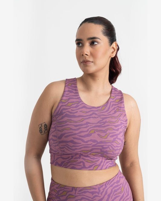 Safari Chic 2-in-1 Crop Top