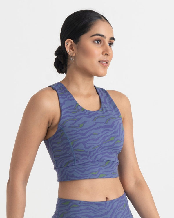 Safari Chic 2-in-1 Crop Top