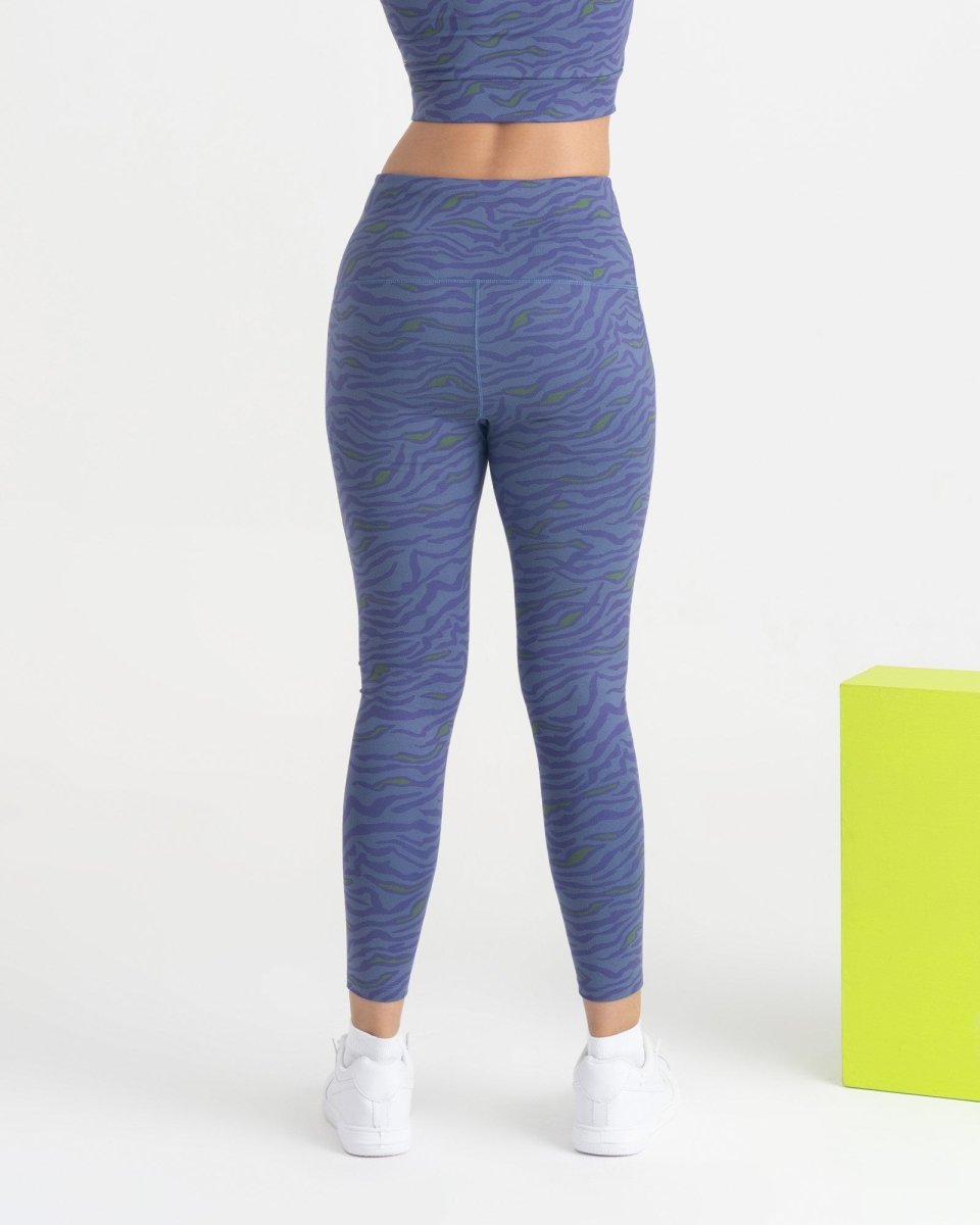 Safari Chic 7/8 Leggings and 2-in-1 Crop Top Co-ord Set