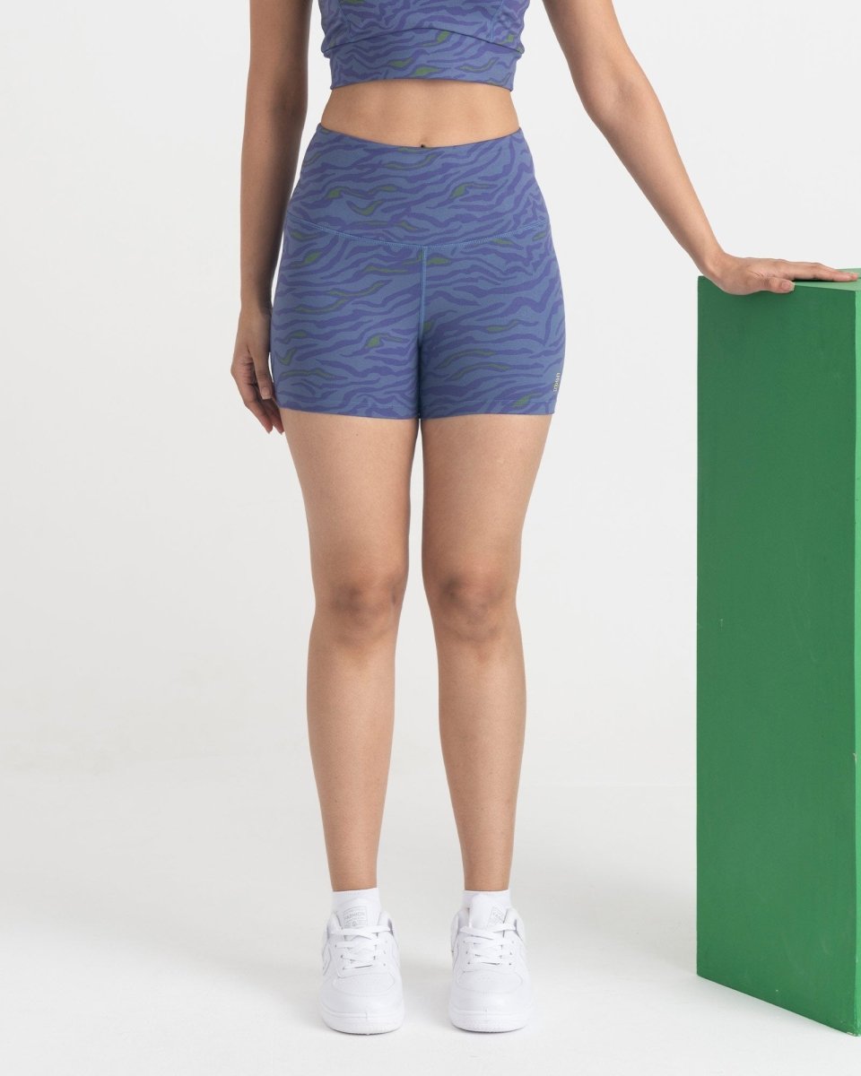 Safari Chic Shorts and 2-in-1 Crop Top Co-ord Set