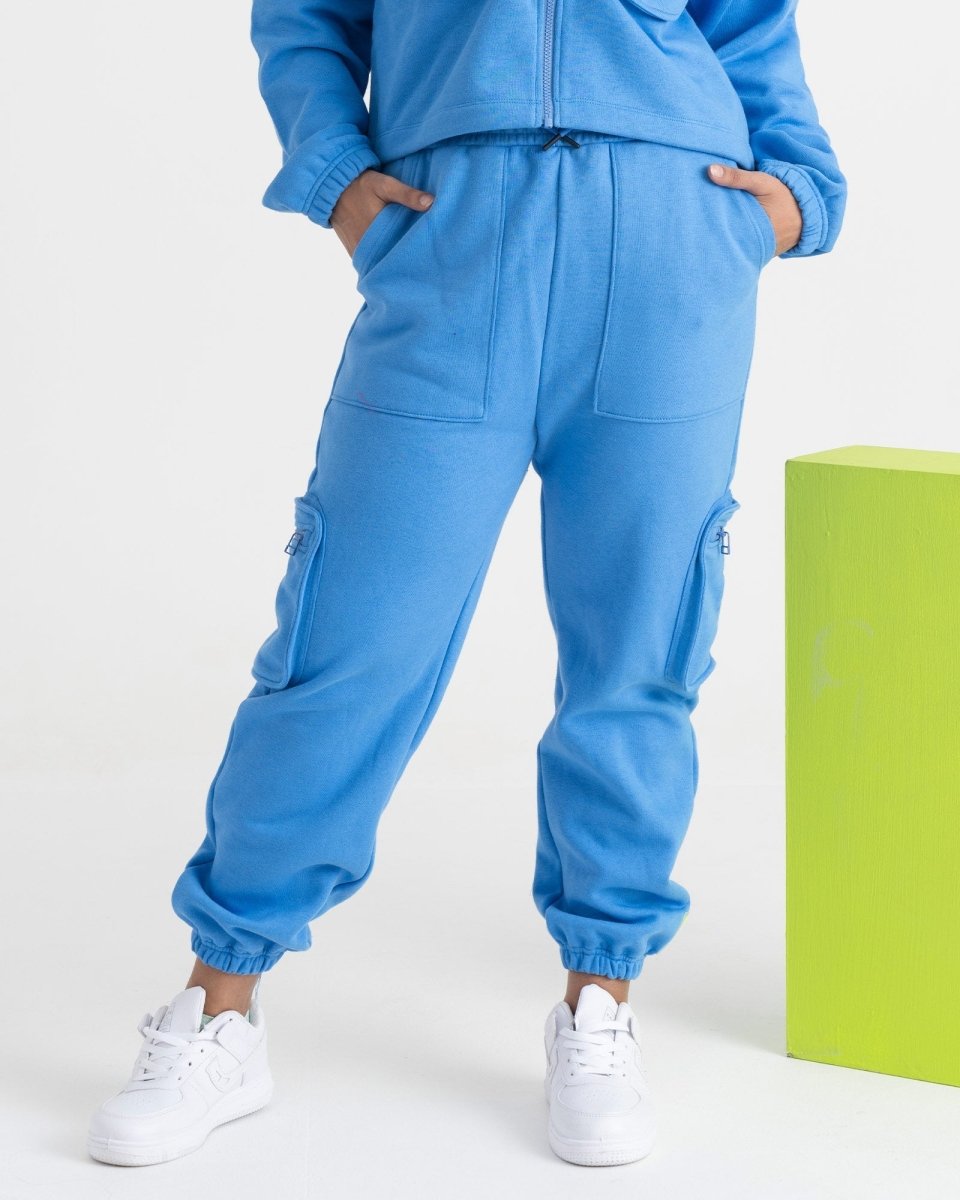 Supreme Chill Zipper Jacket and Cargo Joggers Co-ord Set