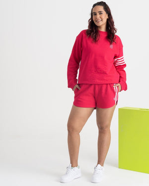 Supreme Chill Sweatshirt and Shorts Co-ord Set