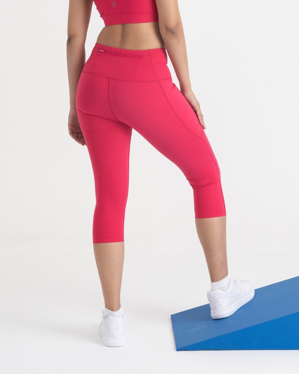 Zen Capris and Round Neck Sports Bra Co-ord Set