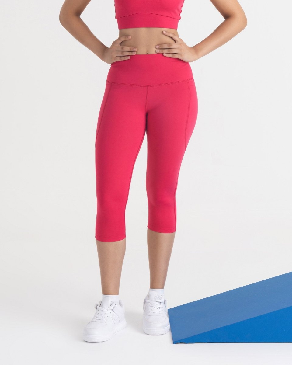 Zen Capris and Round Neck Sports Bra Co-ord Set