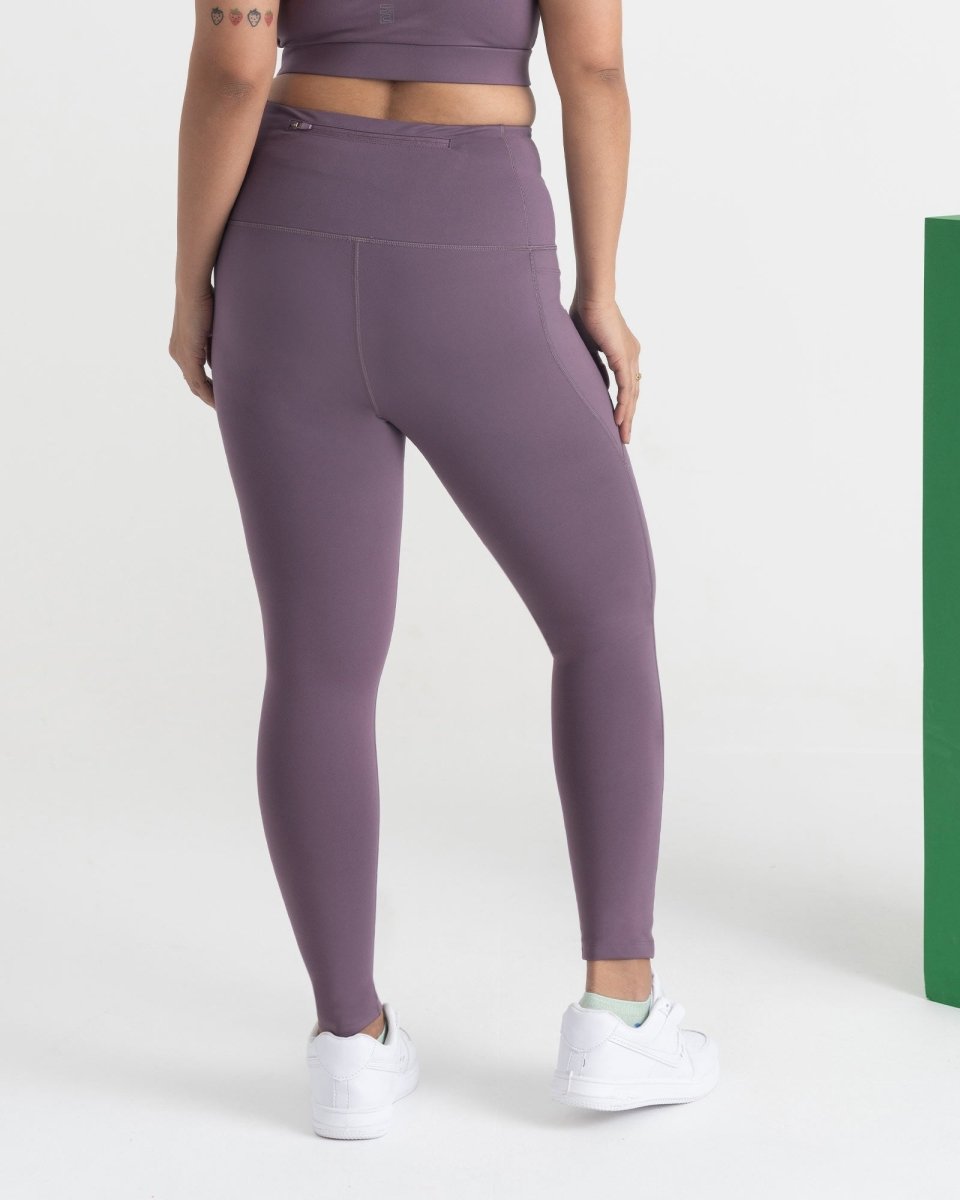 Zen Ankle Length Leggings and Round Neck Sports Bra Co-ord Set