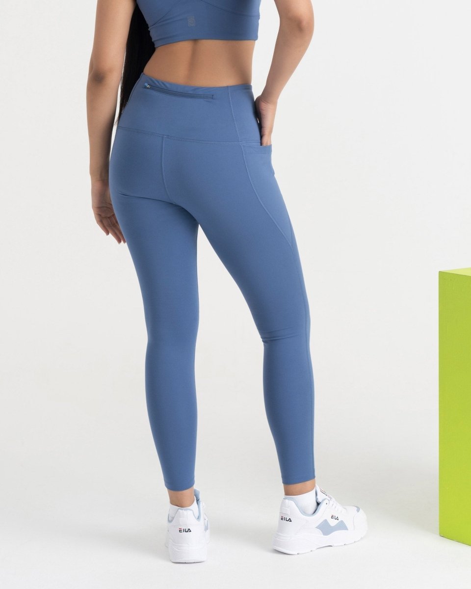 Zen Ankle Length Leggings and Padded V Neck Sports Bra Co-ord Set