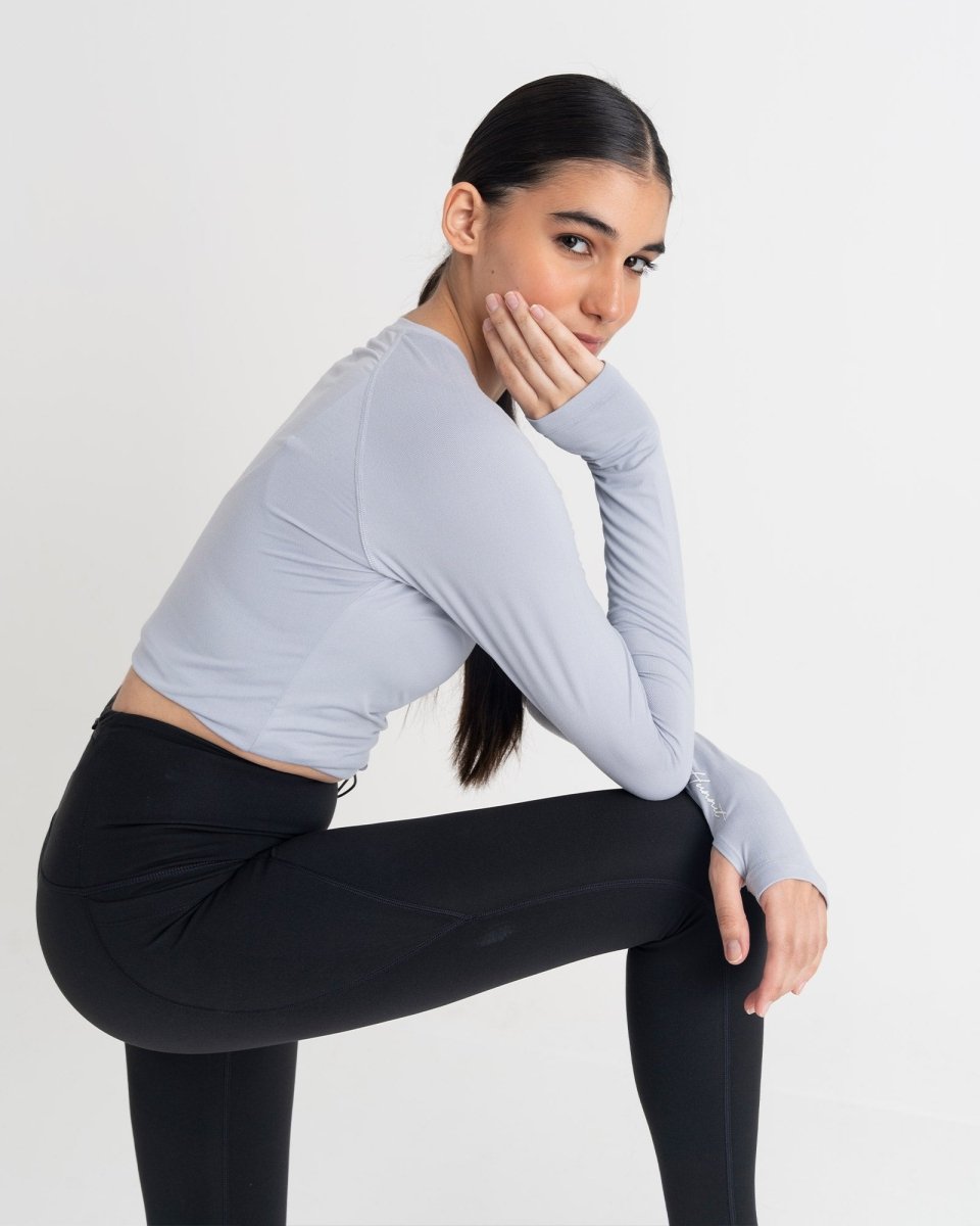 Zen Full-Sleeve Crop Top