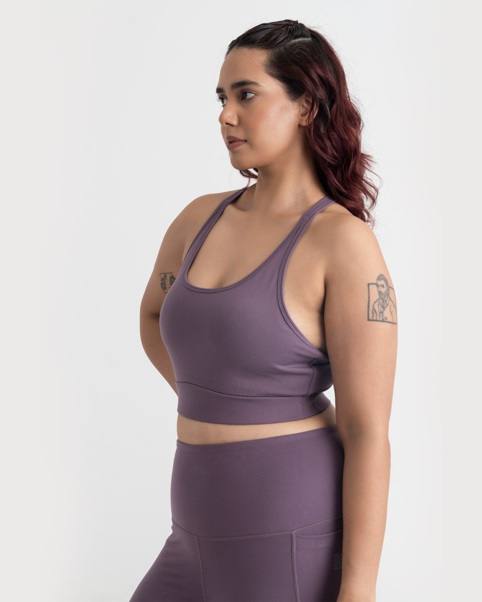 Zen Padded Sports Bra - Round Neck