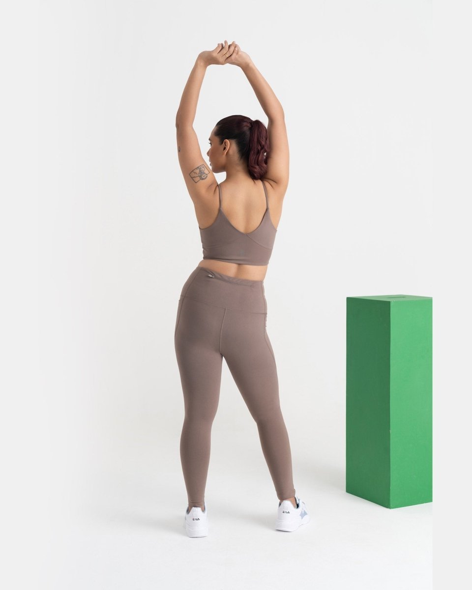 Zen Padded Sports Bra - V Neck