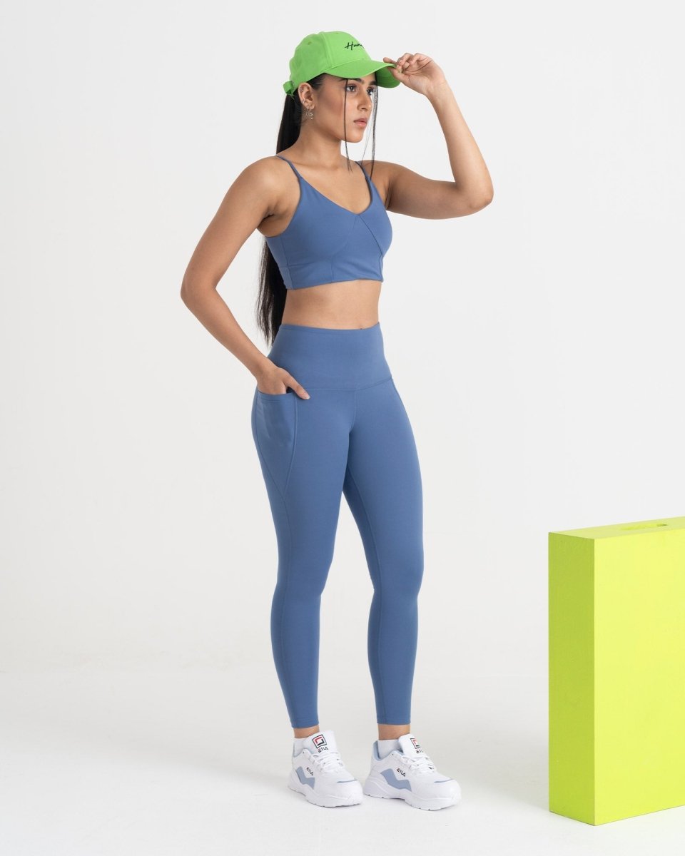Zen Padded Sports Bra - V Neck