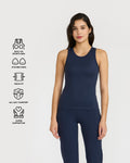 Zen Straight Fit Pants & Tank Top In-Built Sports Bra Co-ord Set