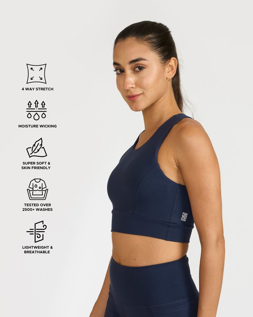 Hunnit Zen 2-in-1 Crop Top 