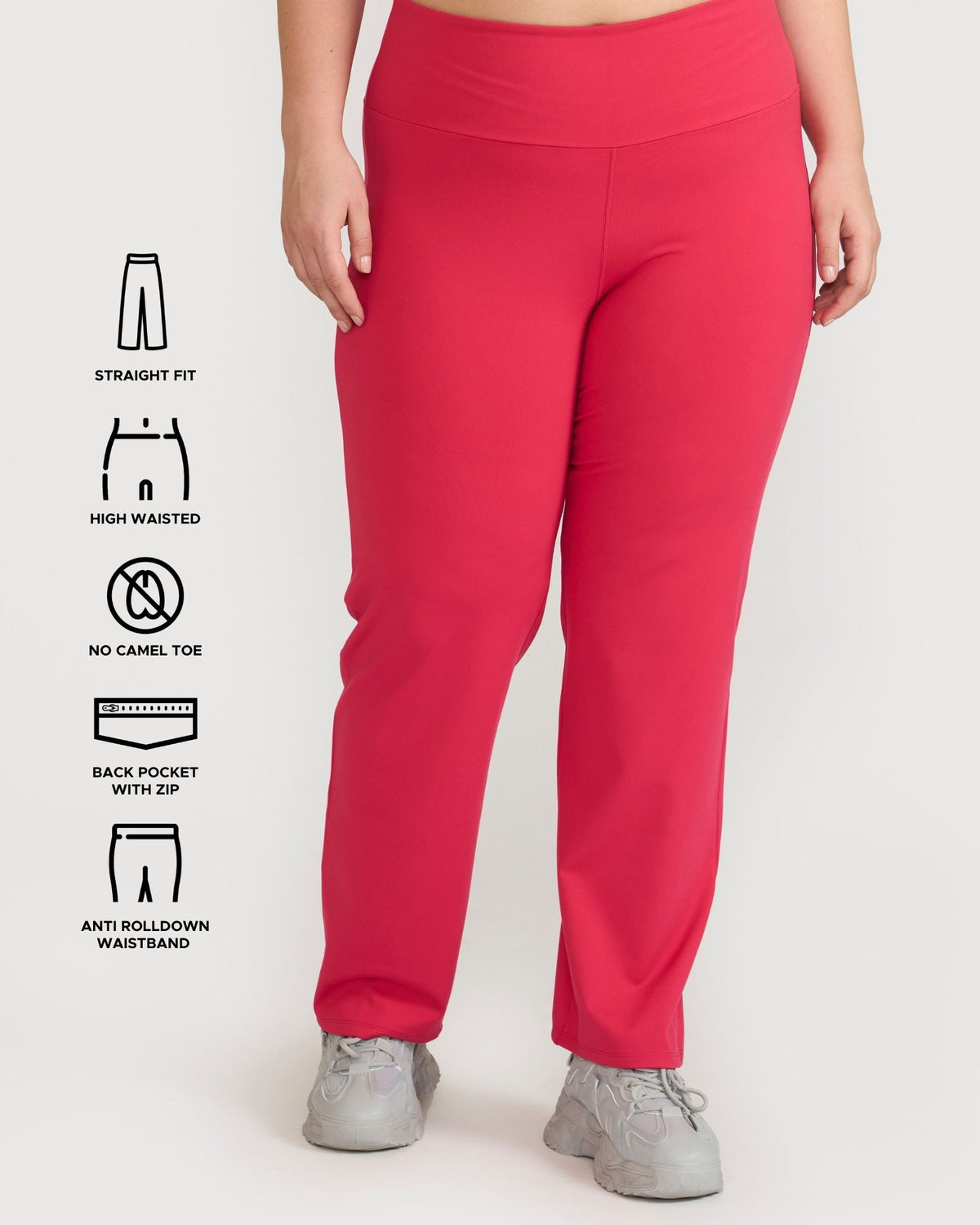 Zen Straight Fit Pants & Tank Top In-Built Sports Bra Co-ord Set