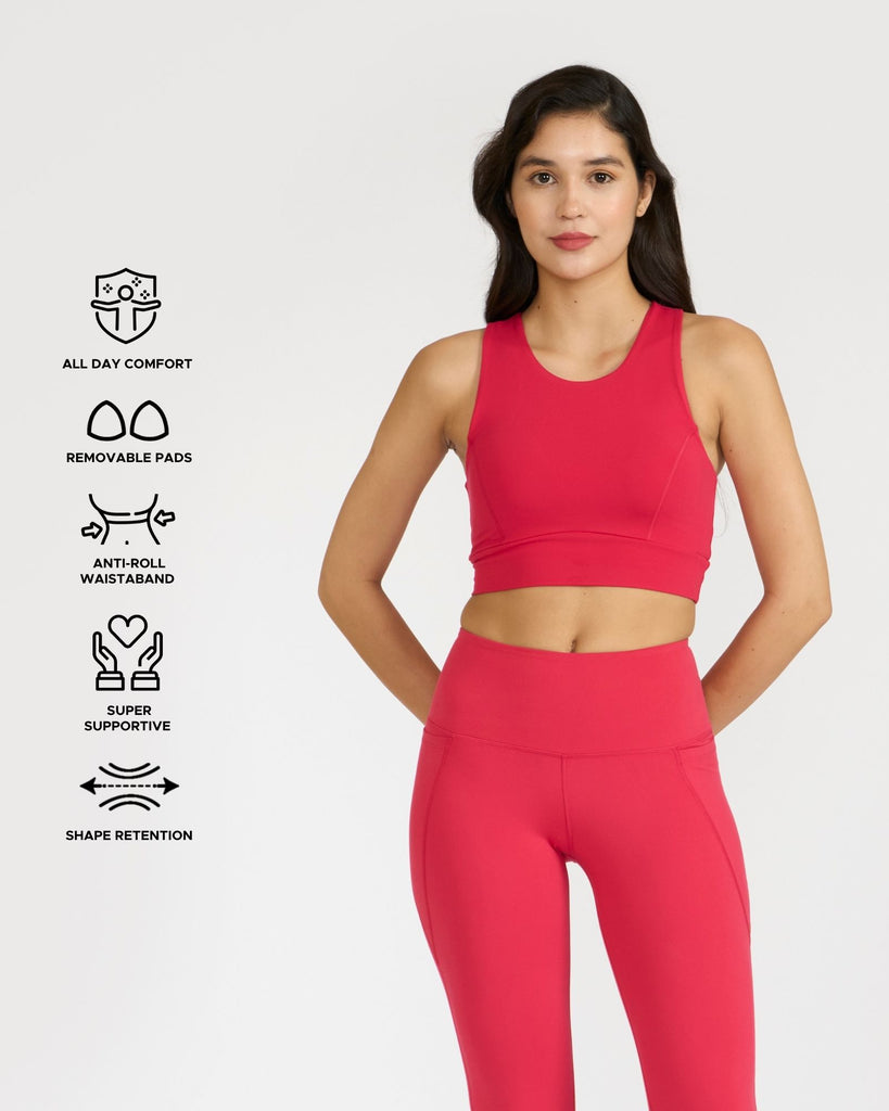 Hunnit Zen 2-in-1 Crop Top Zen 2-in-1 Crop Top