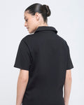 Essential Polo Neck Half Sleeve & Straight pants co-ord set