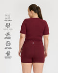 Zen Front-Wrap Crop Top