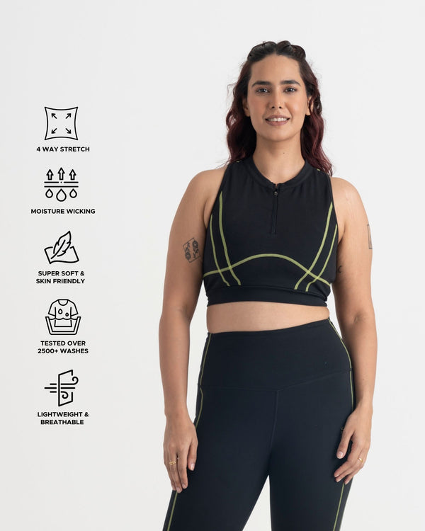 Yin Yang 2-in-1 Crop Top