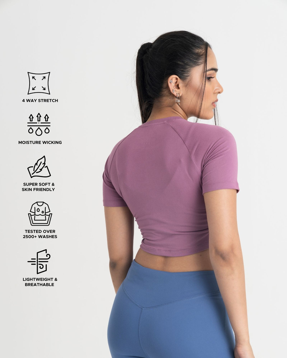 Zen Front-Wrap Crop Top