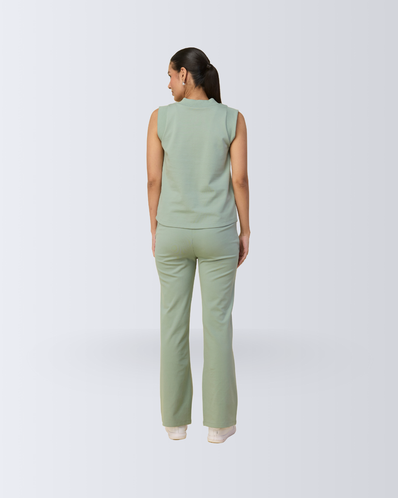 Hunnit Essential Tank Top & Flare Pants Co-ord Set Essential Tank Top & Flare Pants Co-ord Set